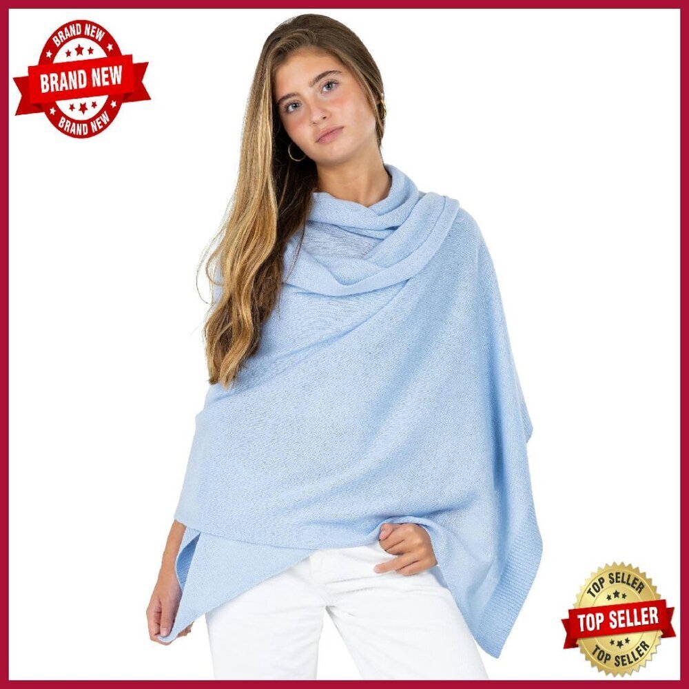 Luxury Cashmere Wool Blend Wrap Shawl 27x78 Travel Scarf Stole